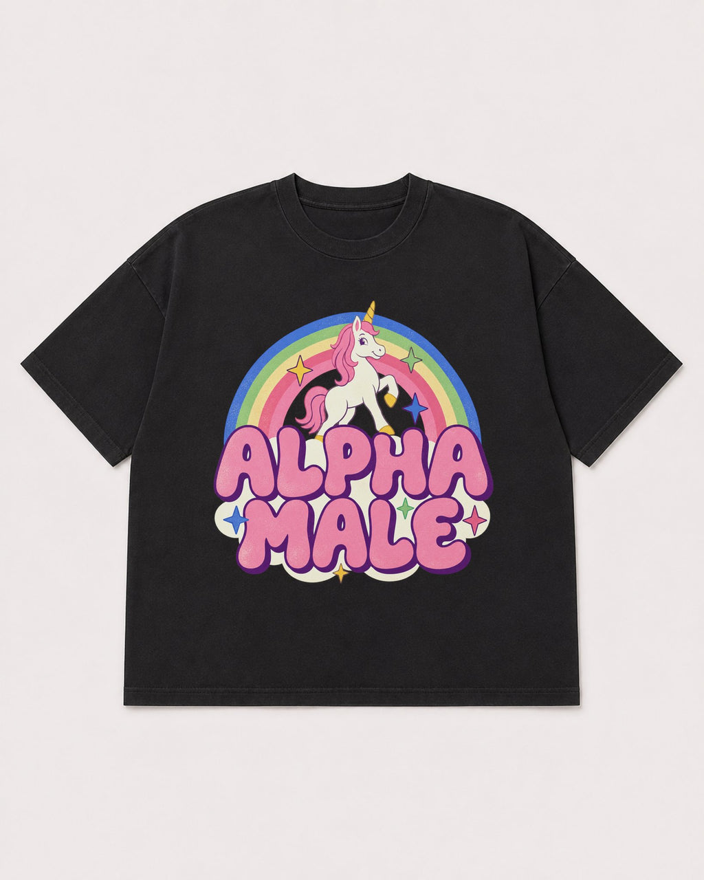 Mockup Boxy Heavyweight Tee Black product