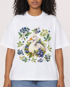 Mockup Boxy Heavyweight Tee White female close-up 05