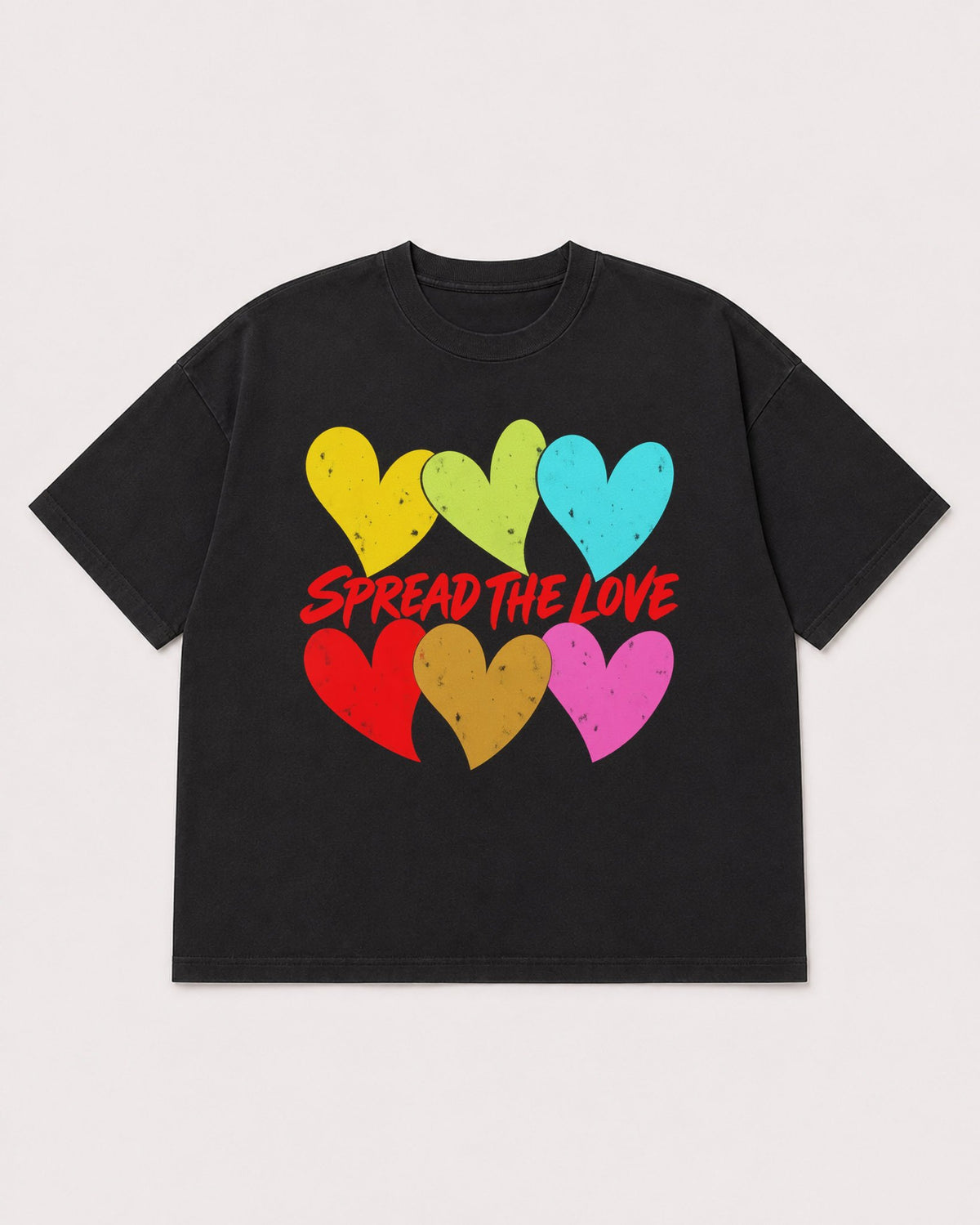 Mockup Boxy Heavyweight Tee Black product