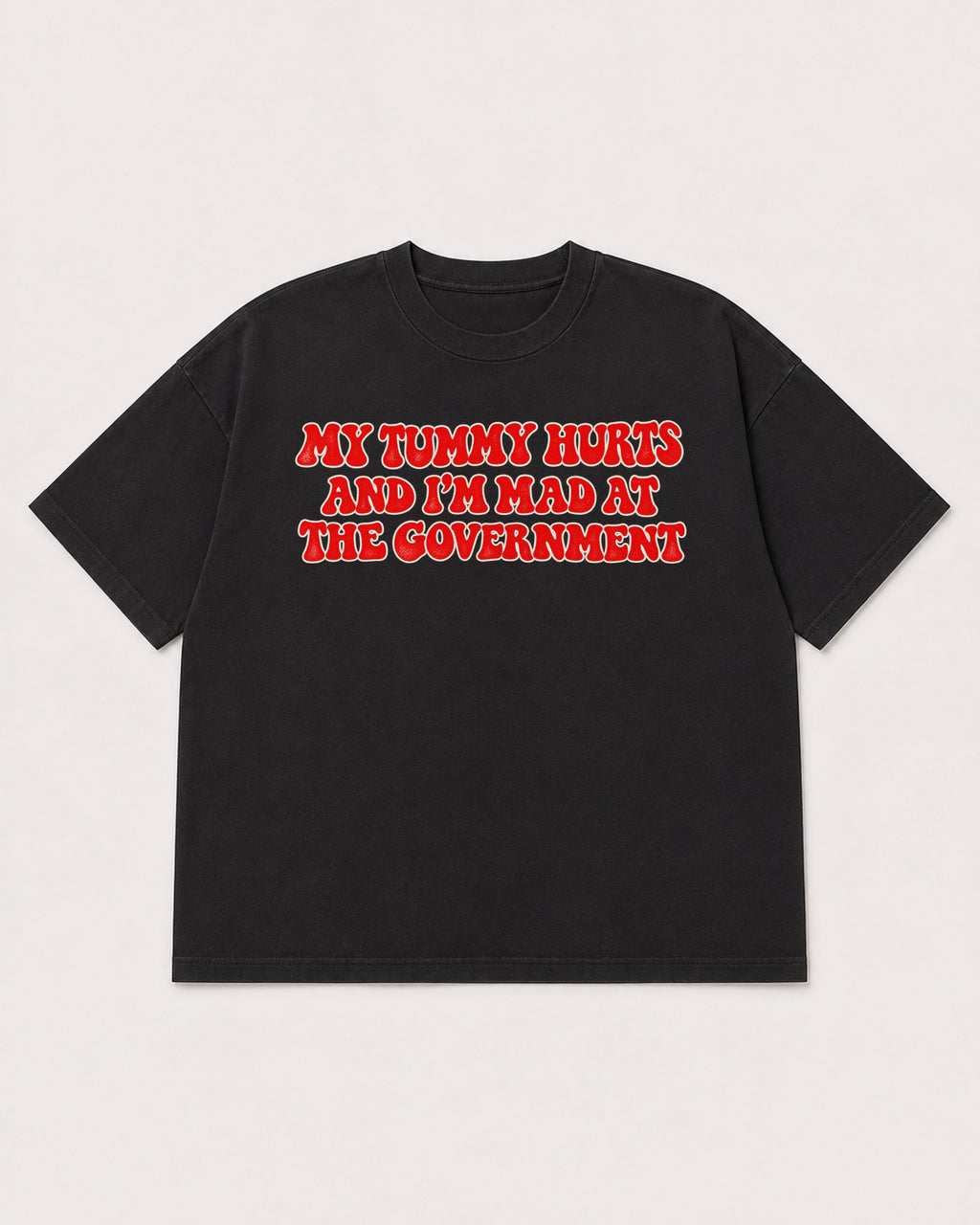 Mockup Boxy Heavyweight Tee Black product
