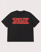 Mockup Boxy Heavyweight Tee Black product