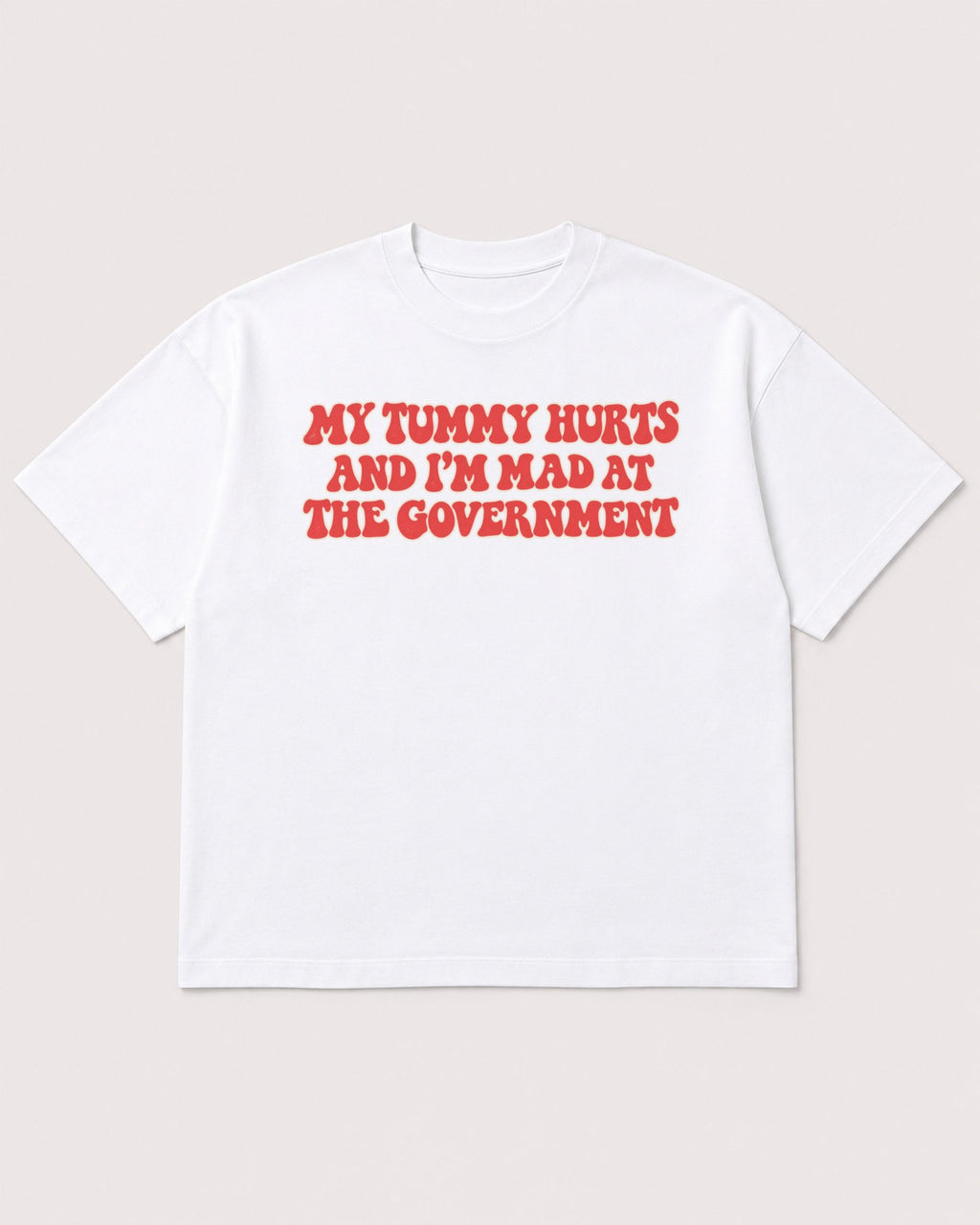 Mockup Boxy Heavyweight Tee White product
