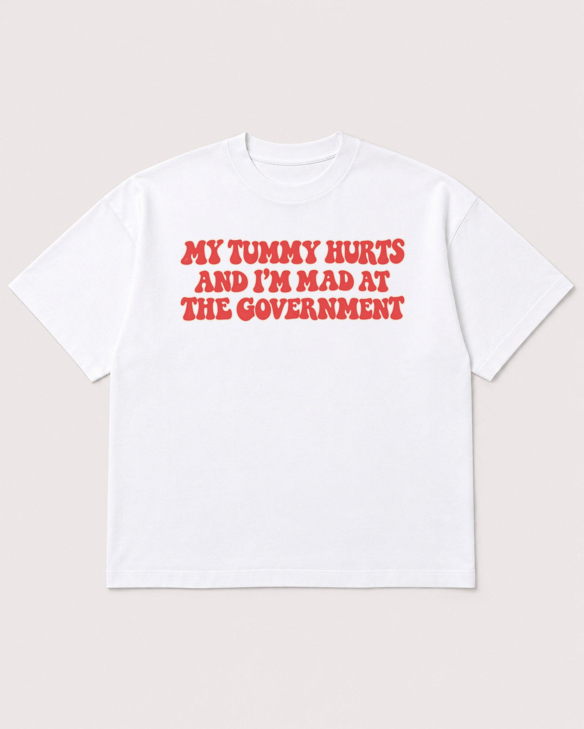 Mockup Boxy Heavyweight Tee White product