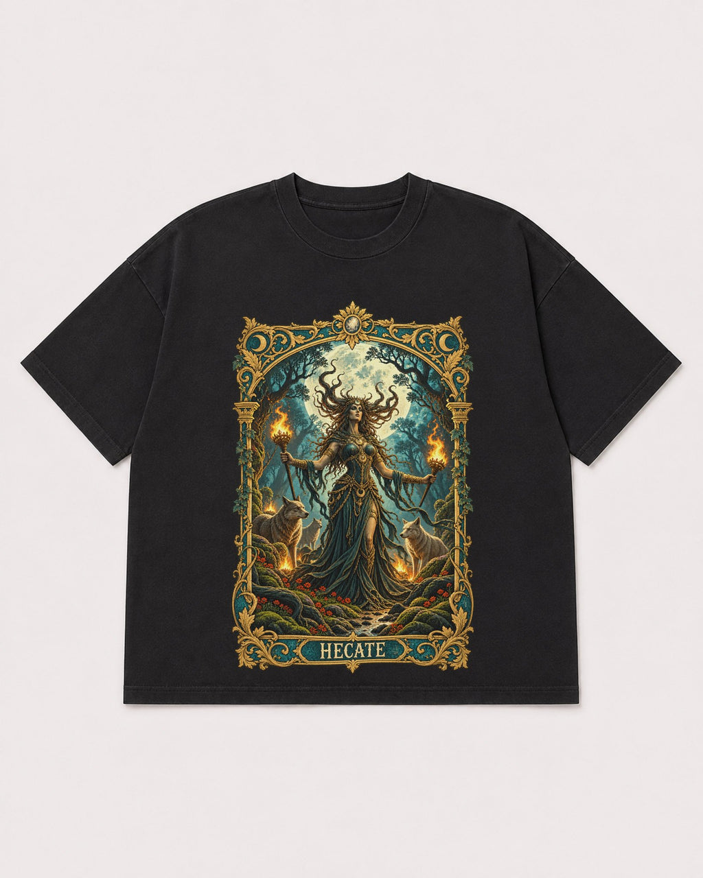 Mockup Boxy Heavyweight Tee Black product
