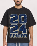 Mockup Boxy Heavyweight Tee Black male close-up 07