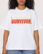 Mockup Boxy Heavyweight Tee White female close-up 05