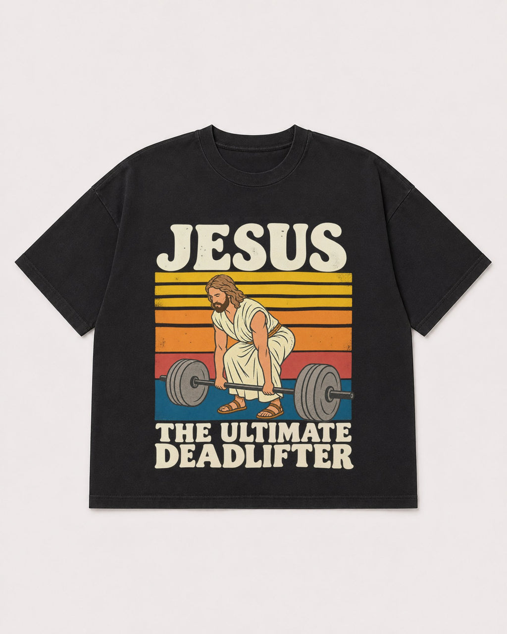 Mockup Boxy Heavyweight Tee Black product