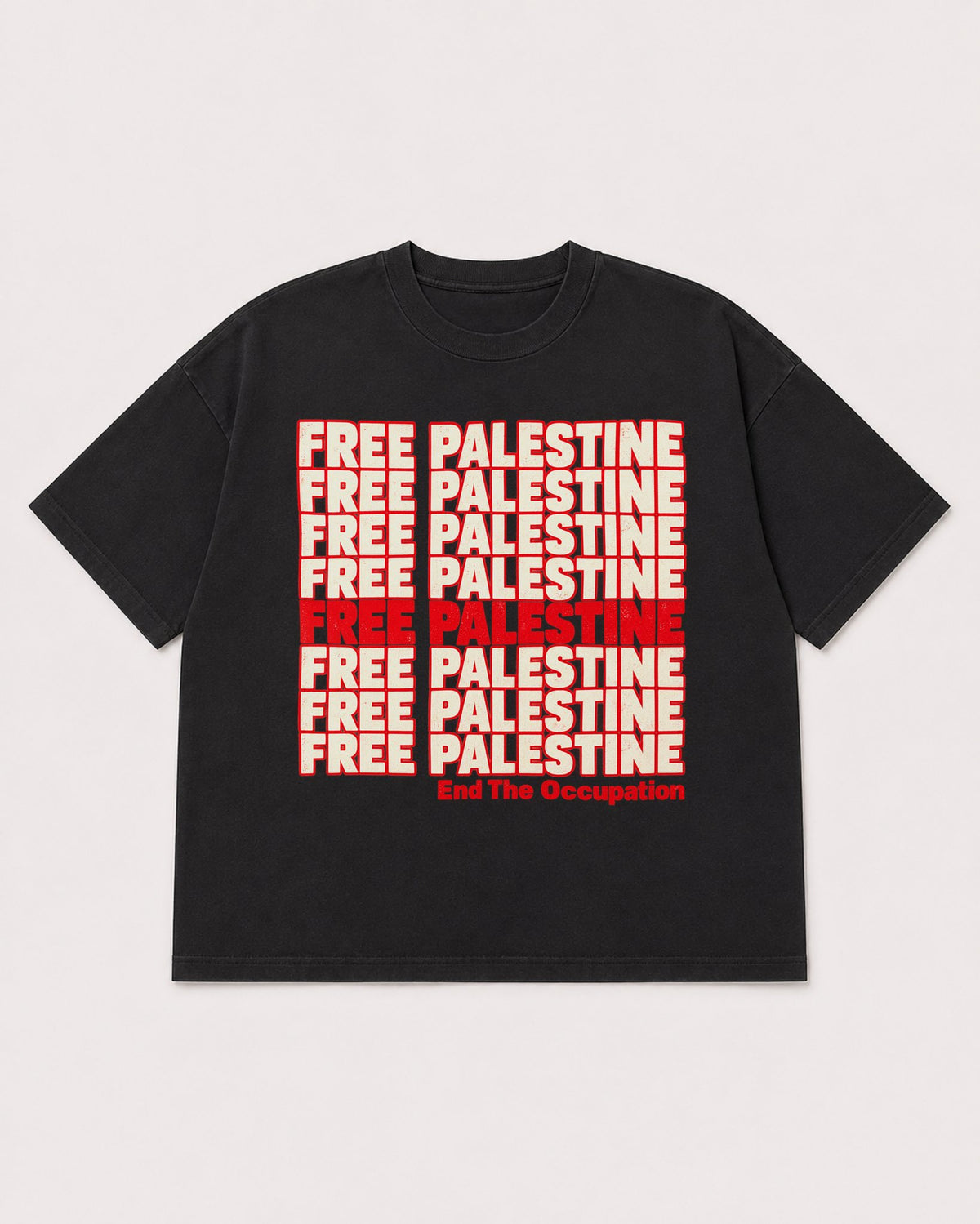 Mockup Boxy Heavyweight Tee Black product