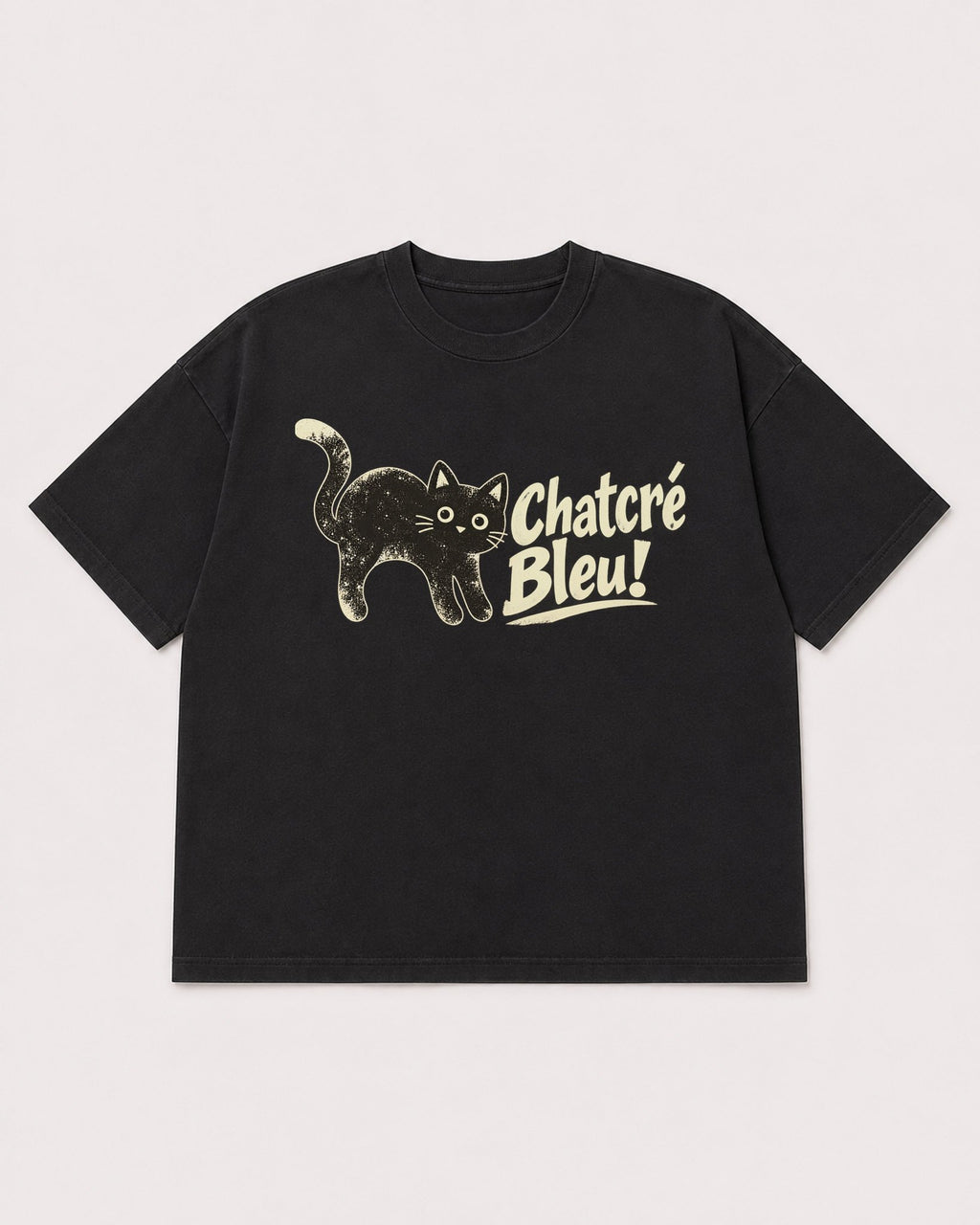 Mockup Boxy Heavyweight Tee Black product