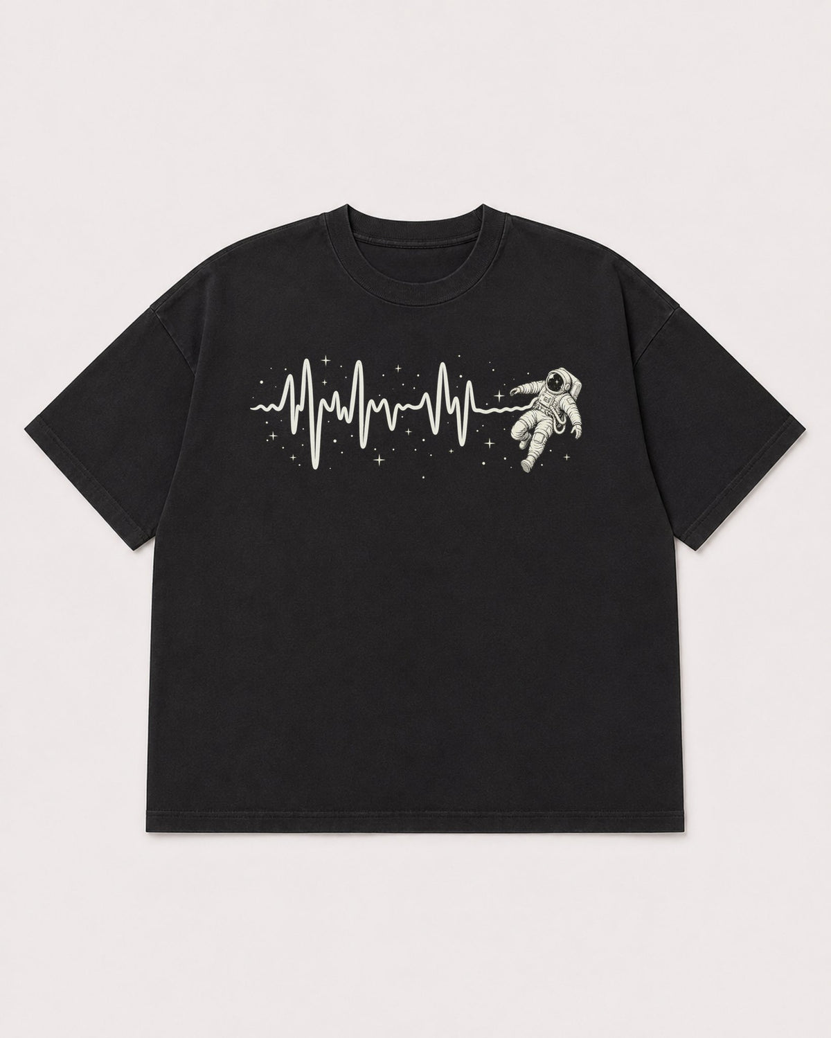 Mockup Boxy Heavyweight Tee Black product