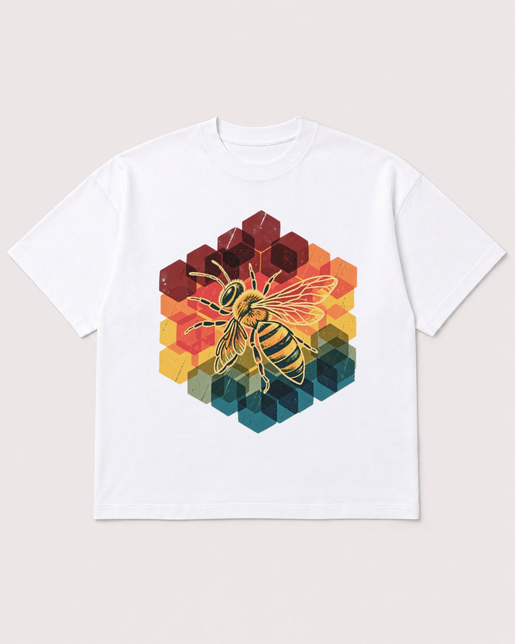 Mockup Boxy Heavyweight Tee White product