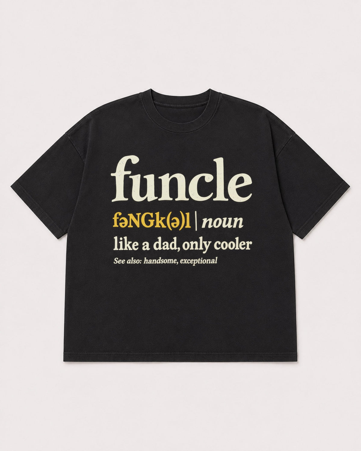 Mockup Boxy Heavyweight Tee Black product