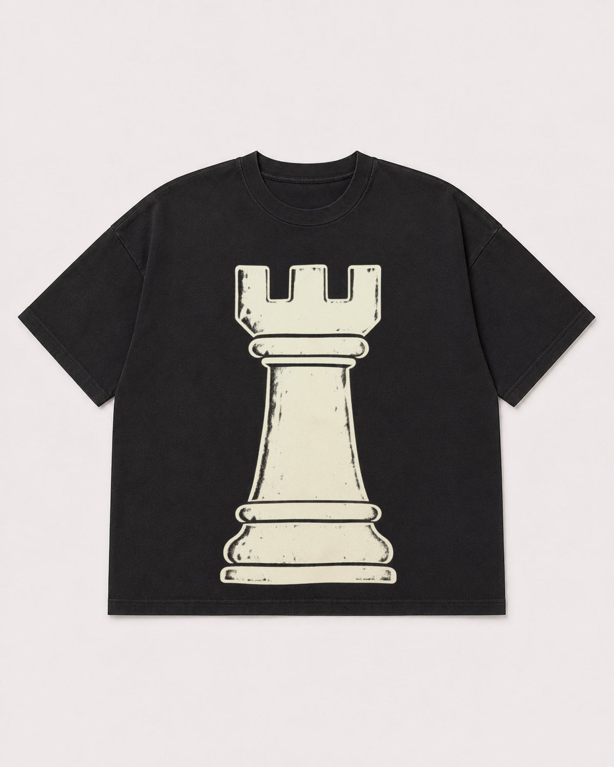 Mockup Boxy Heavyweight Tee Black product