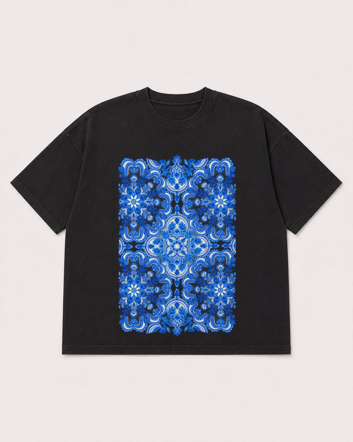Mockup Boxy Heavyweight Tee Black product