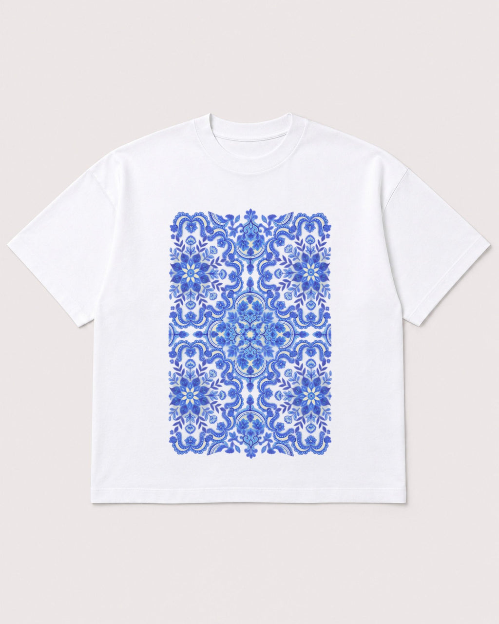Mockup Boxy Heavyweight Tee White product
