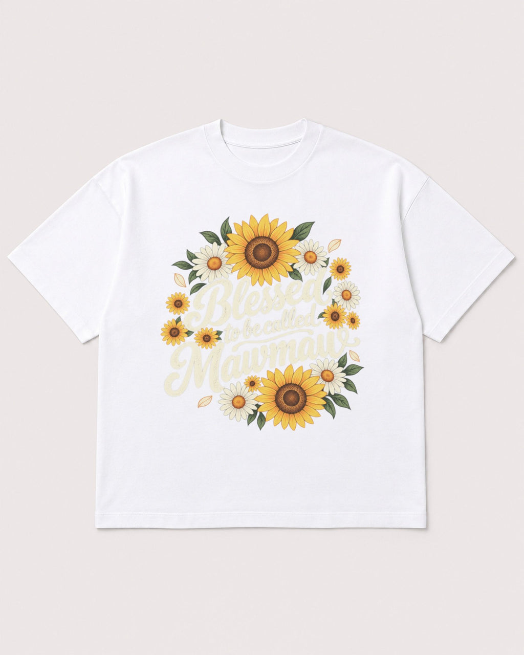 Mockup Boxy Heavyweight Tee White product