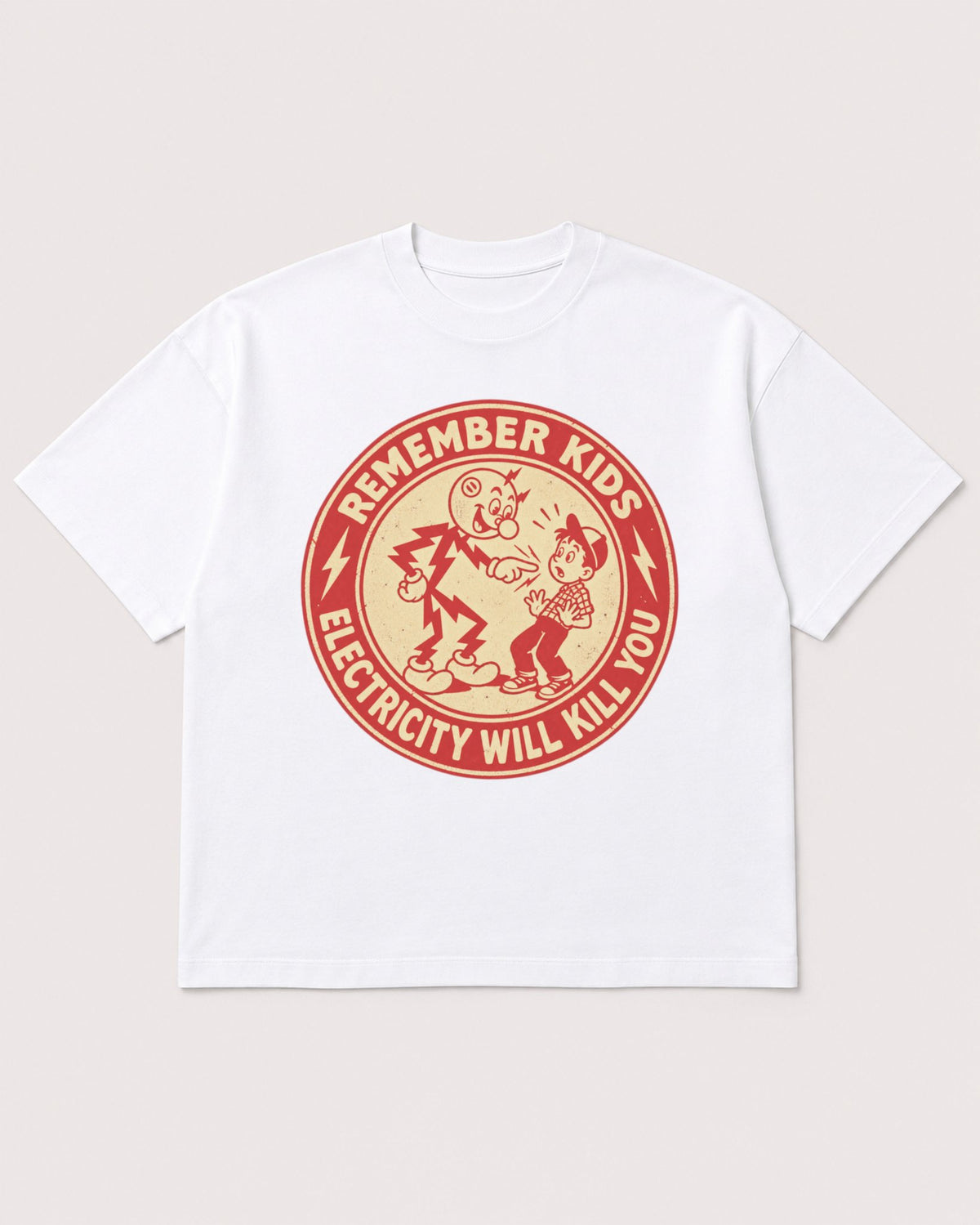 Mockup Boxy Heavyweight Tee White product