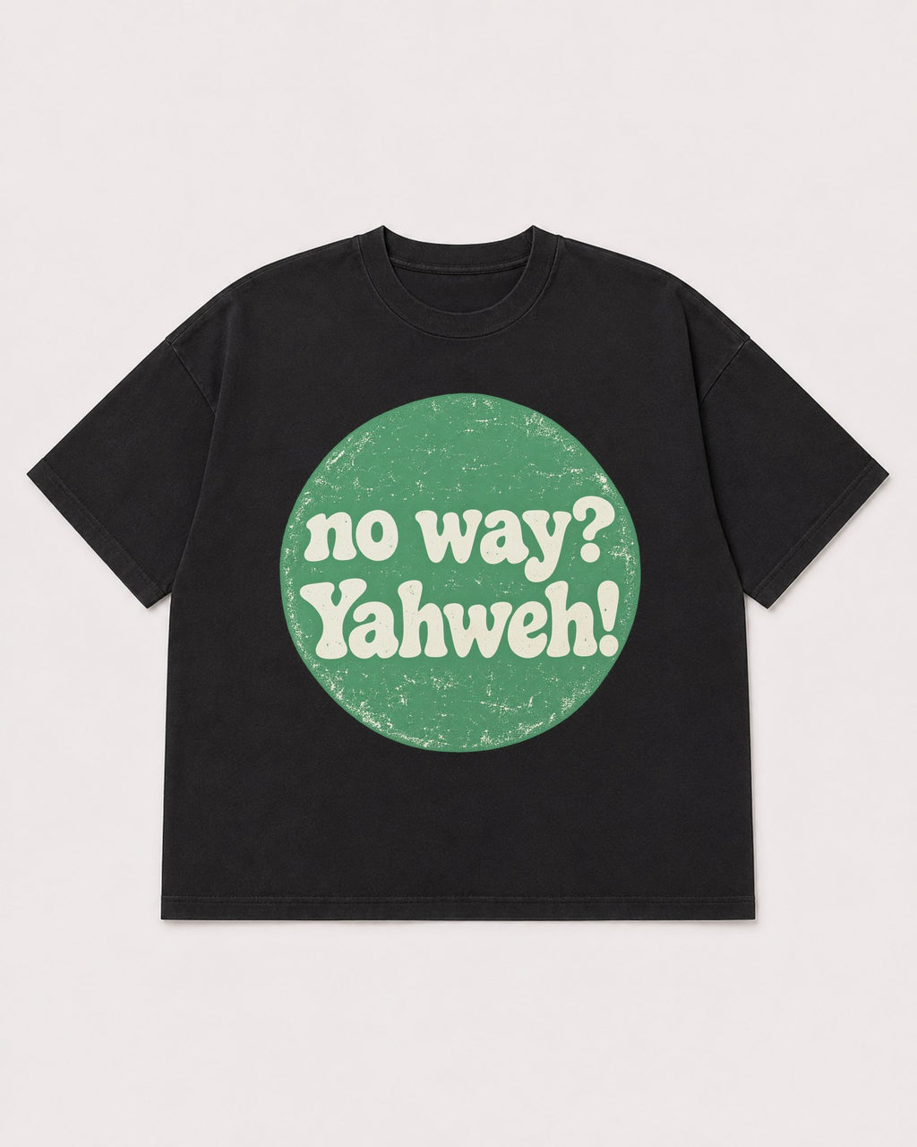 Mockup Boxy Heavyweight Tee Black product