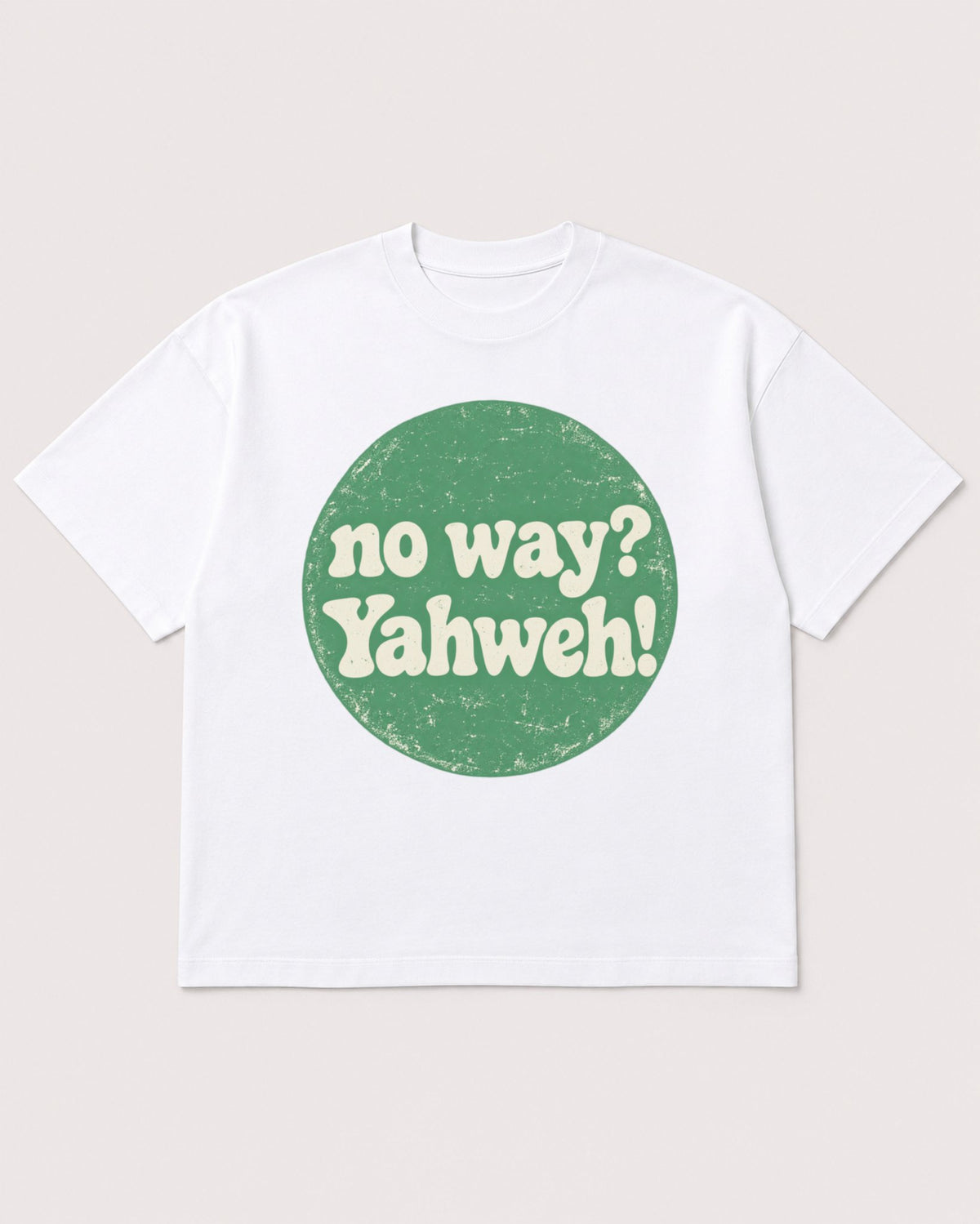 Mockup Boxy Heavyweight Tee White product