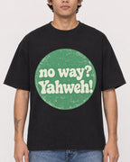 Mockup Boxy Heavyweight Tee Black male close-up 06