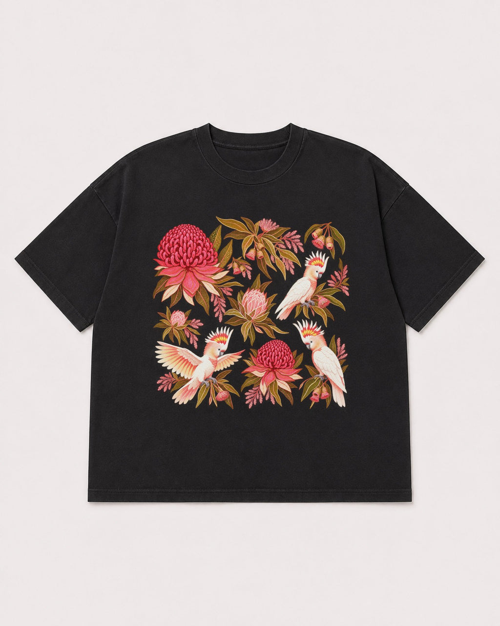 Mockup Boxy Heavyweight Tee Black product