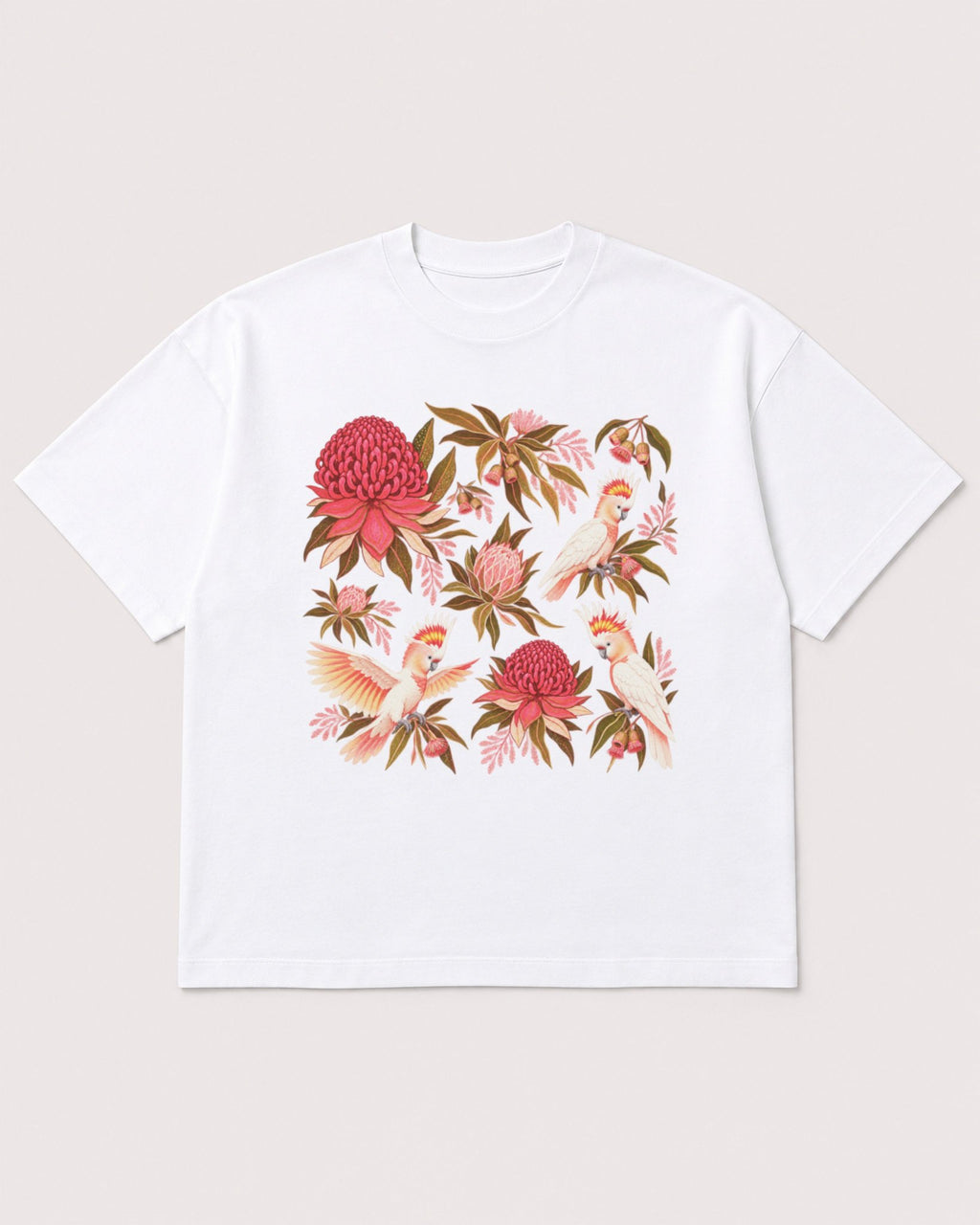 Mockup Boxy Heavyweight Tee White product