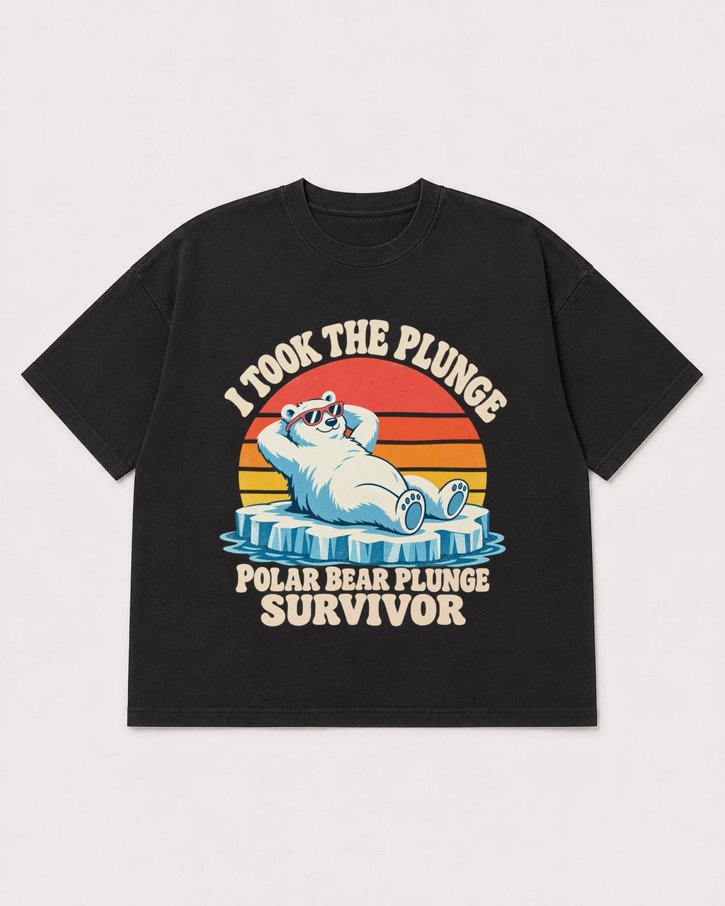 Mockup Boxy Heavyweight Tee Black product