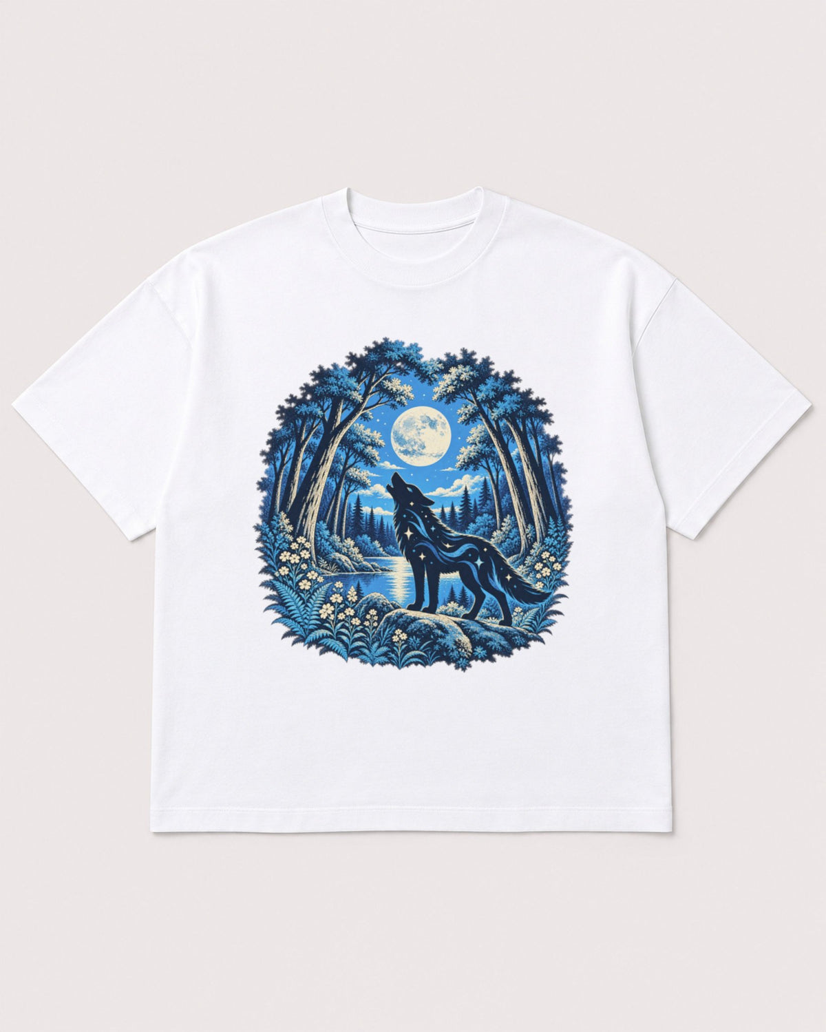Mockup Boxy Heavyweight Tee White product