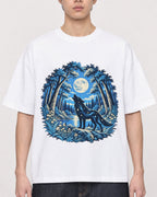 Mockup Boxy Heavyweight Tee White male close-up 01