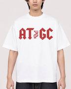 Mockup Boxy Heavyweight Tee White male close-up 11