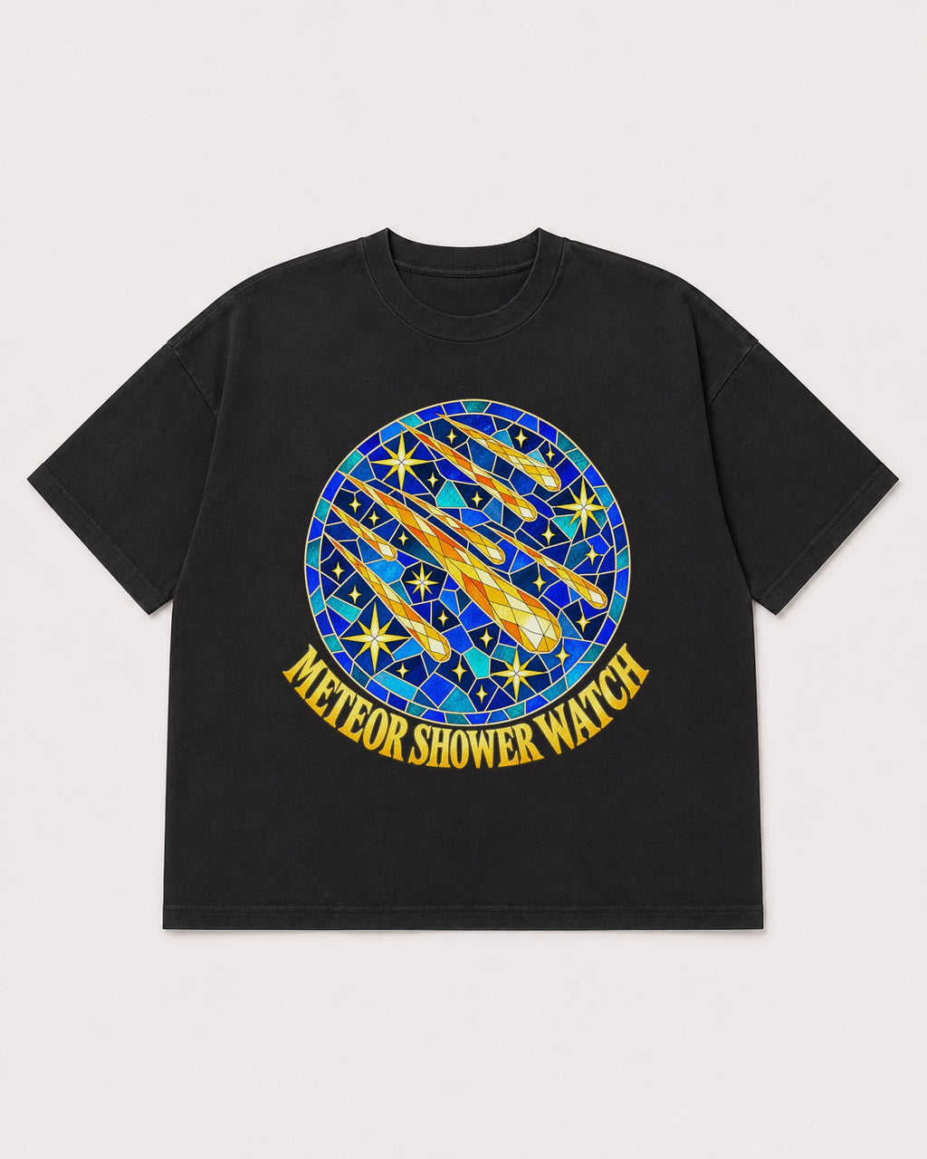Mockup Boxy Heavyweight Tee Black product