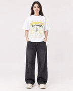 Mockup Boxy Heavyweight Tee White female full-body 03
