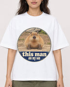 Mockup Boxy Heavyweight Tee White female close-up 02