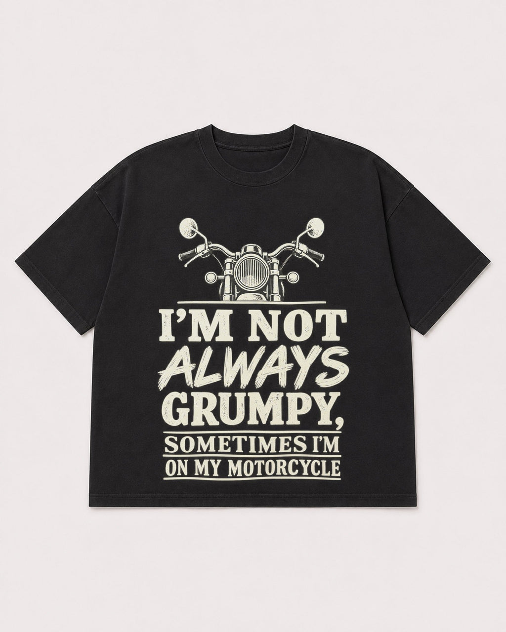 Mockup Boxy Heavyweight Tee Black product
