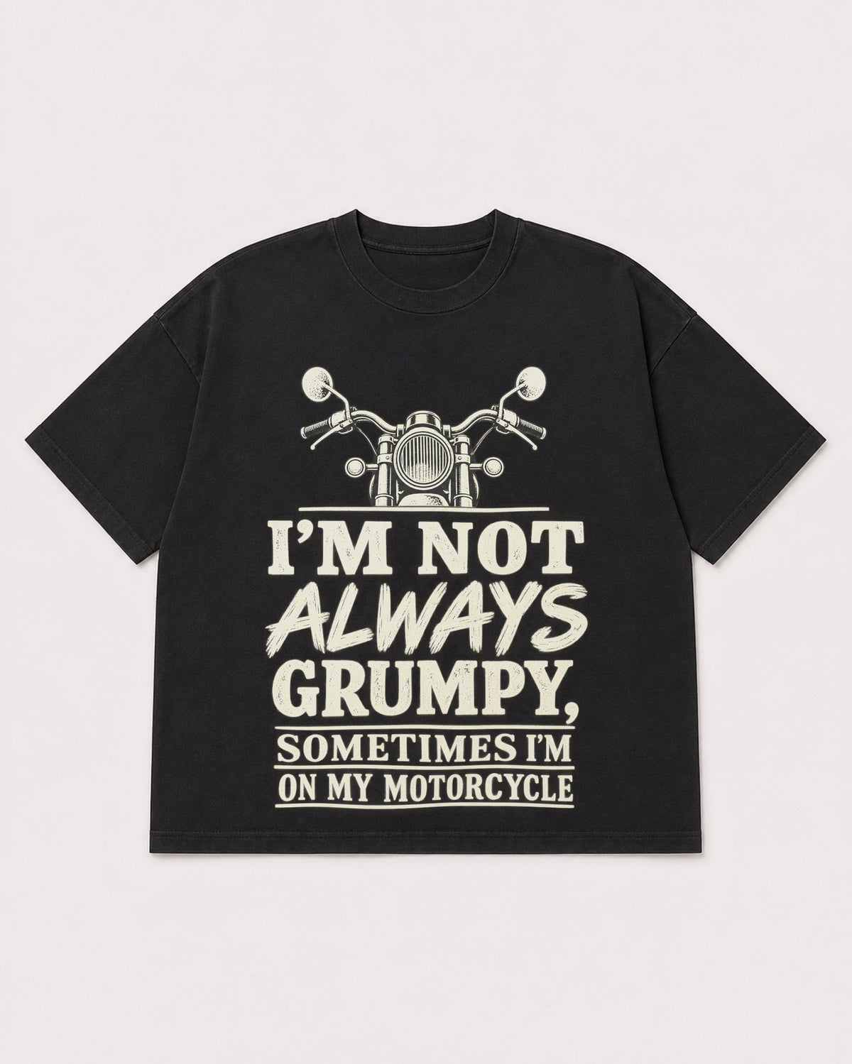 Mockup Boxy Heavyweight Tee Black product