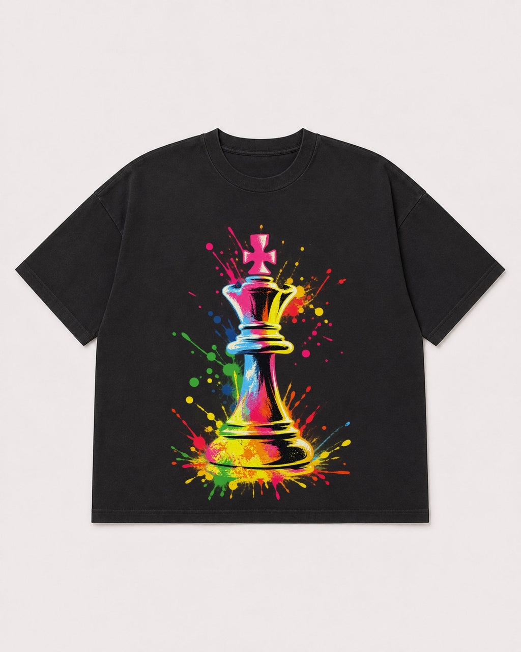 Mockup Boxy Heavyweight Tee Black product