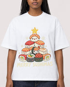 Mockup Boxy Heavyweight Tee White female close-up 04