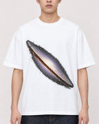 Mockup Boxy Heavyweight Tee White male close-up 21