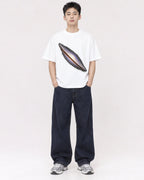 Mockup Boxy Heavyweight Tee White male full-body 21