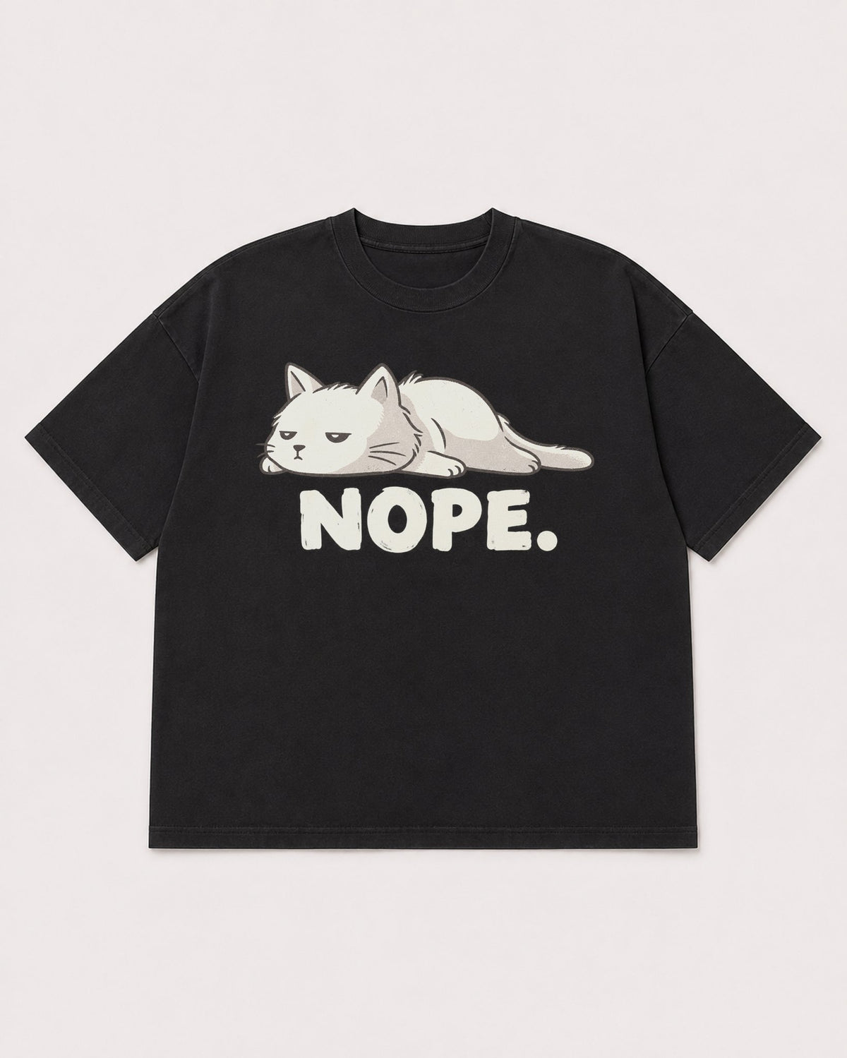 Mockup Boxy Heavyweight Tee Black product