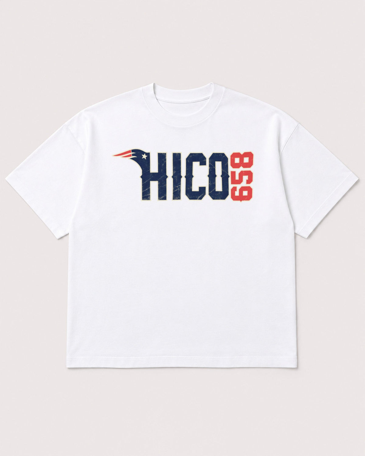 Mockup Boxy Heavyweight Tee White product