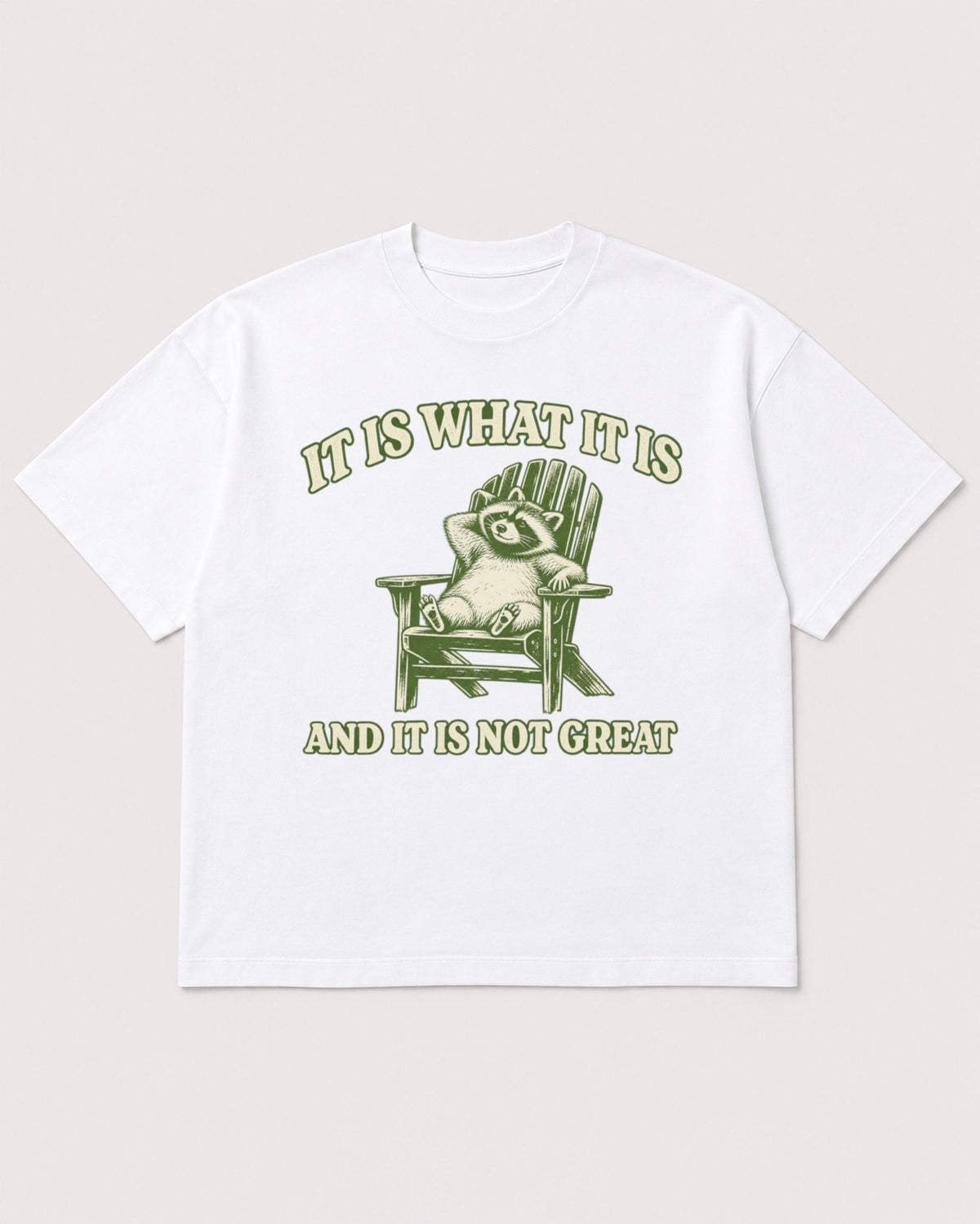 Mockup Boxy Heavyweight Tee White product