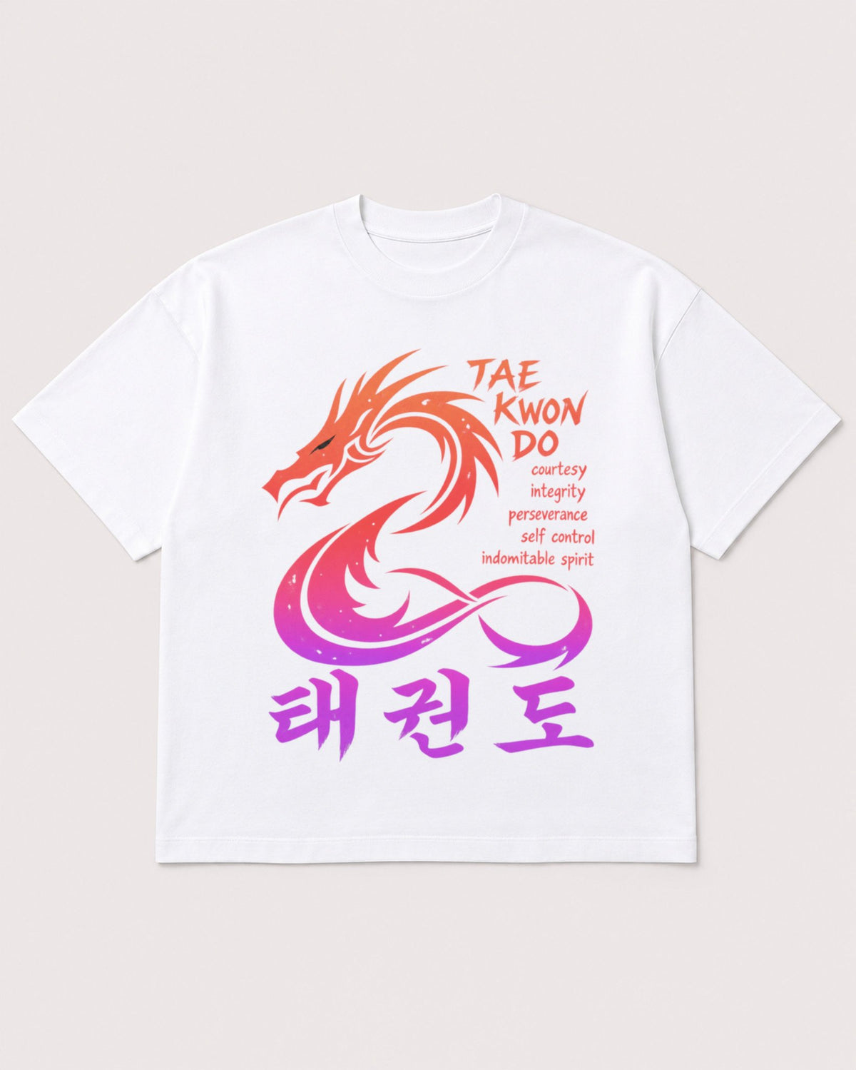 Mockup Boxy Heavyweight Tee White product
