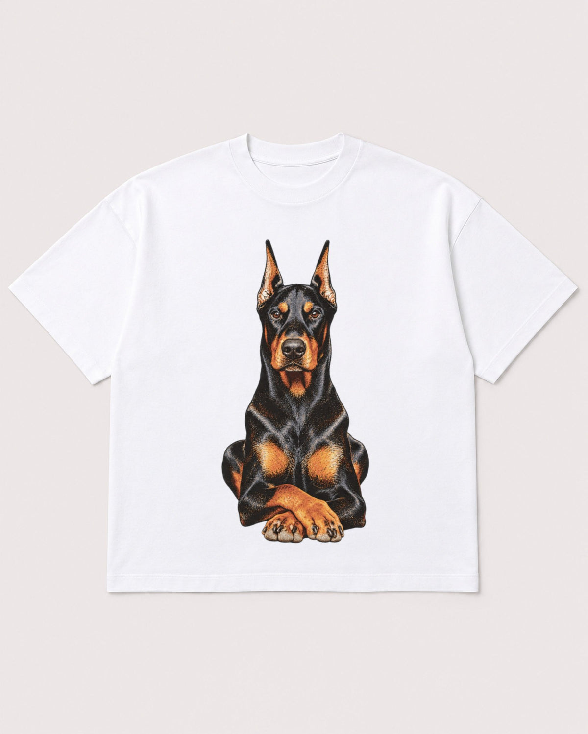 Mockup Boxy Heavyweight Tee White product