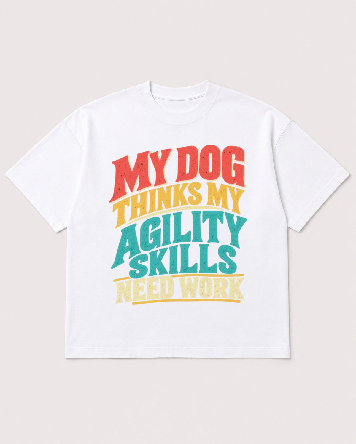 Mockup Boxy Heavyweight Tee White product