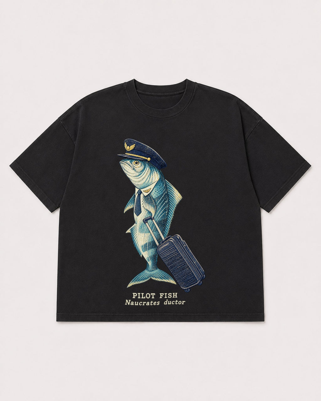 Mockup Boxy Heavyweight Tee Black product