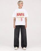 Mockup Boxy Heavyweight Tee White female full-body 48