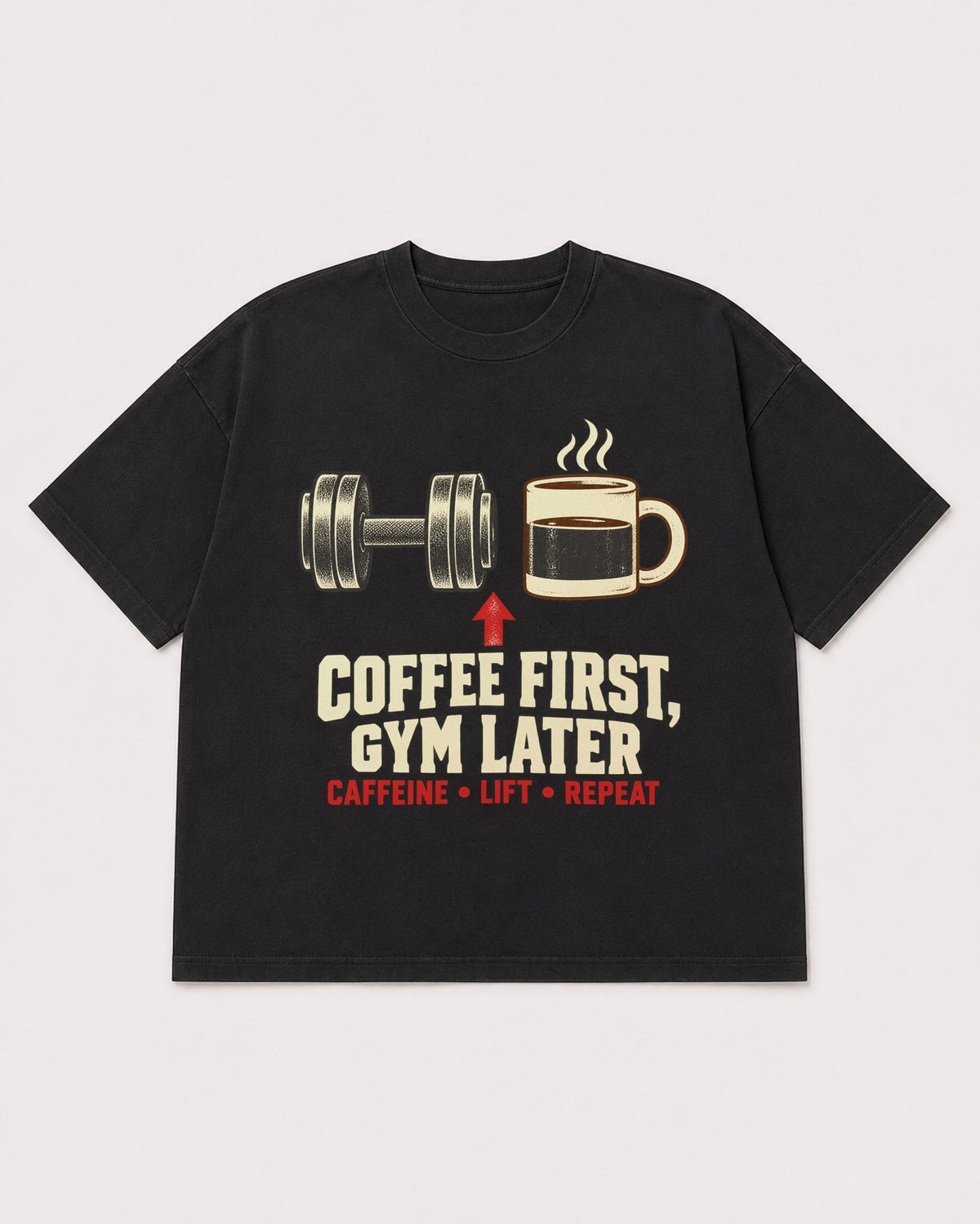 Mockup Boxy Heavyweight Tee Black product
