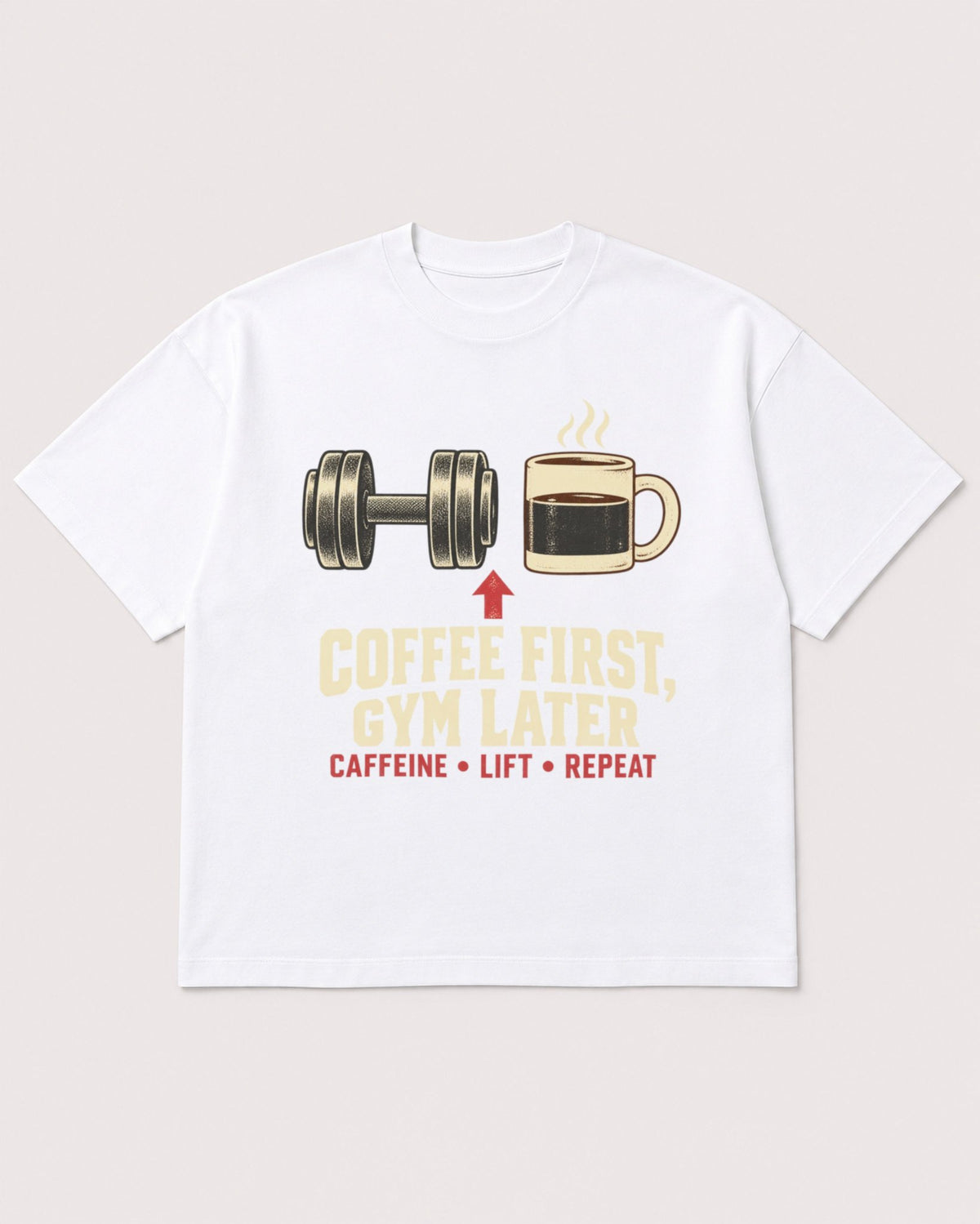 Mockup Boxy Heavyweight Tee White product