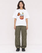 Mockup Boxy Heavyweight Tee White female full-body 02